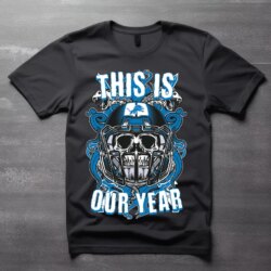 Detroit Lions NFL This Is Our Year Skull Helmet t-Shirt, sweatshirt