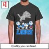 Detroit Lions Snoopy with friends football t-shirt,sweatshirt
