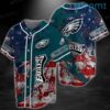 Eagles Baseball Jersey Cannabis Leaf USA Flag Philadelphia Eagles Gift Eagles Baseball Jersey Cannabis Leaf USA Flag Philadelphia Eagles Gift