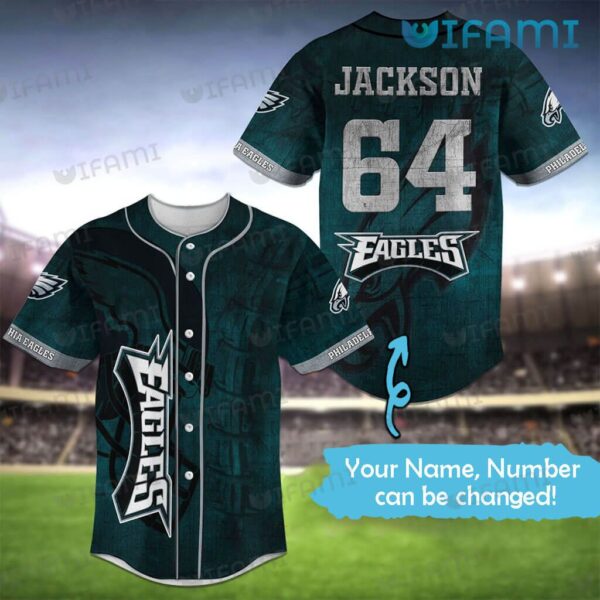 Eagles Baseball Jersey Football Helmet Personalized Philadelphia Eagles Gift