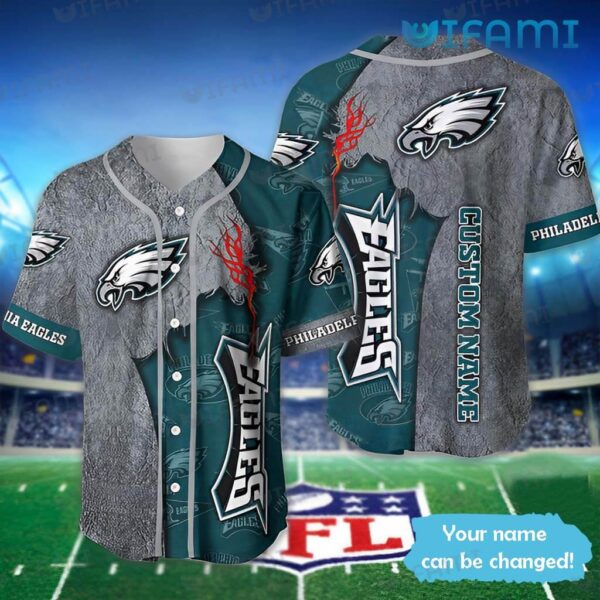 Eagles Baseball Jersey Jesus Christianity Custom Philadelphia Eagles Gift