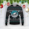 Eagles Christmas Sweater Heart Pattern Philadelphia Eagles Gift Eagles Christmas Sweater Heart Pattern Philadelphia Eagles Gift