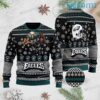 Eagles Christmas Sweater Mascot Chervon Pattern Philadelphia Eagles Gift Eagles Christmas Sweater Mascot Chervon Pattern Philadelphia Eagles Gift