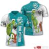 Grinch Stole Christmas Miami Dolphins Nfl I Hate Morning People Polo Shirt