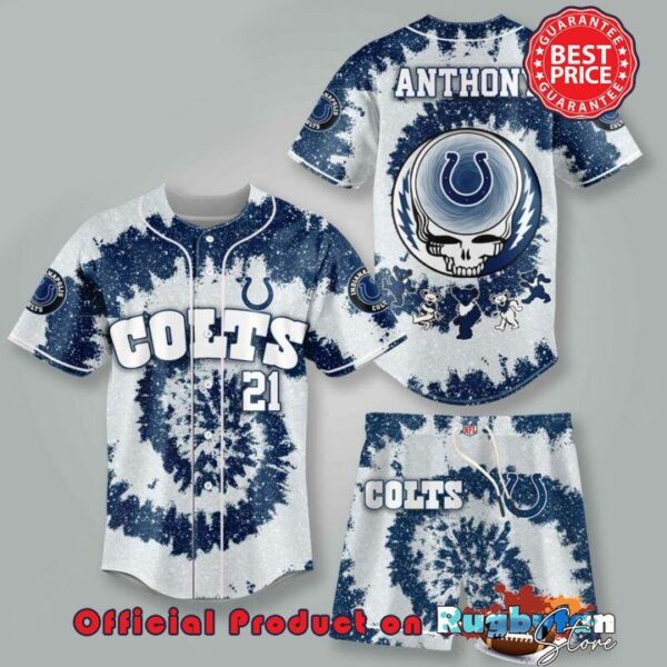 Houston Texans NFL Grateful Dead 3D Personalized Premium Baseball Jersey