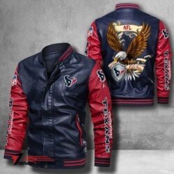 Houston-Texans-NFL-USEagle-Bomber-Leather-Jacket-custom-navy