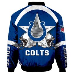 Indianapolis Colts NFL 3d Bomber Jacket Graphic Running - New arrivals