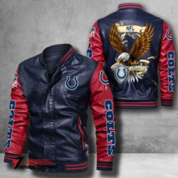 Indianapolis-Colts-NFL-USEagle-Bomber-Leather-Jacket-custom-navy