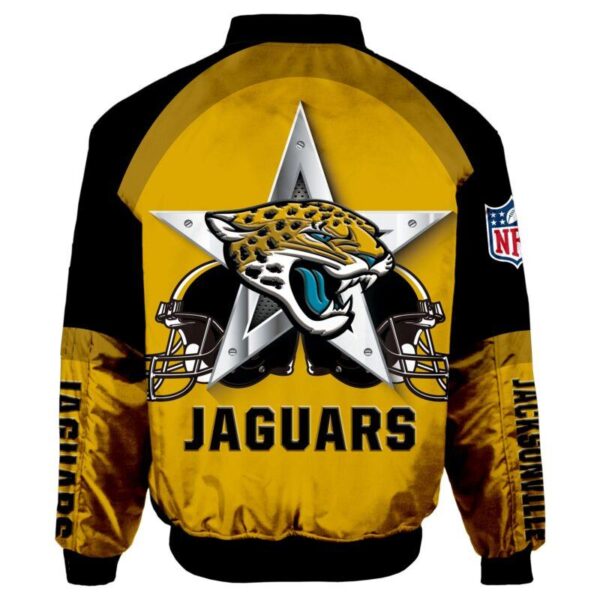 Jacksonville Jaguars Bomber Jacket Unisex e1699862833443