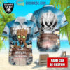 Las Vegas Raiders NFL Hawaiian Groot Design Button Shirt Las Vegas Raiders NFL Hawaiian Groot Design Button Shirt