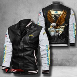 Los-Angeles-Chargers-NFL-USEagle-Bomber-Leather-Jacket-custom-black