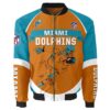 Miami Dolphins NFL 3d Bomber Jacket Graphic Running - New arrivals Miami Dolphins NFL 3d Bomber Jacket Graphic Running - New arrivals
