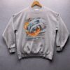 Miami Dolphins Flame Hoop Graphic NFL Crewneck Sweatshirt