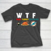 Miami Dolphins Giving Day WTF Wine Turkey Football NFL T-Shirt, sweatshirt