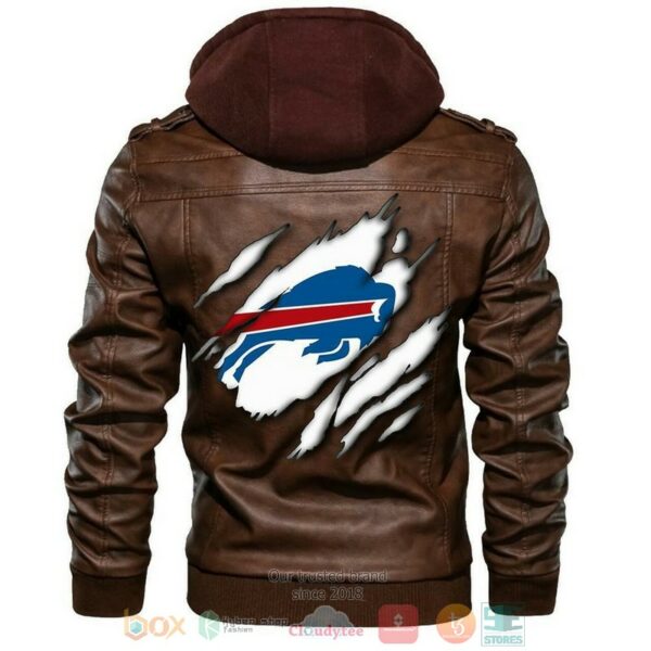NEW Buffalo Bills NFL Football Sons Of Anarchy hoodie Mens Leather Jacket 1