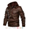 NEW Buffalo Bills NFL Football Sons Of Anarchy hoodie Mens Leather Jacket