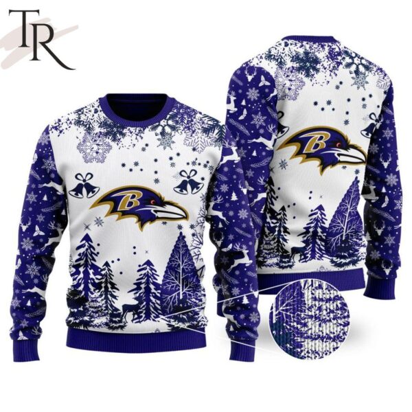 NFL Baltimore Ravens Special Christmas Ugly Sweater best cheap