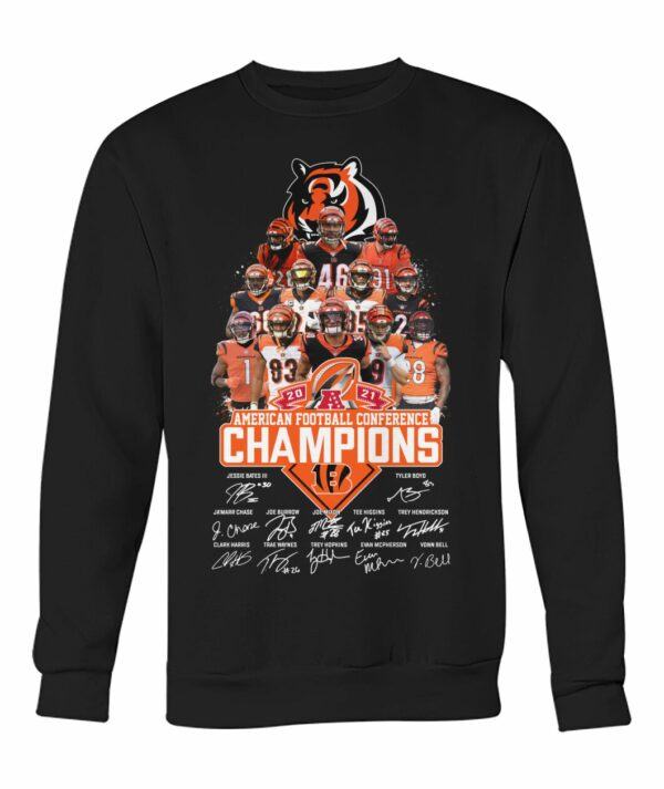 NFL Cincinnati Bengals American Football Conference Champions, 2D sweatshirt, t-shirt, hoodie