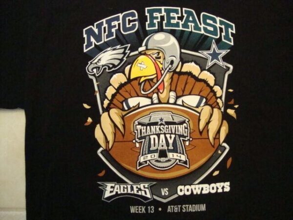 NFL Dallas Cowboys VS Eagles Football Thanksgiving Day 2014 Fan T Shirt sweatshirt hoodie