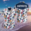 NFL New England Patriots aloha Hawaiian 3D Shirt for fans NFL New England Patriots Hawaiian 3D Shirt for fans