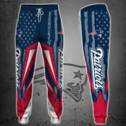 NFL New England Patriots flag america style retro 01 Pants custom