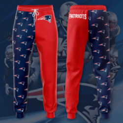 NFL New England Patriots full logo custom pants for fan