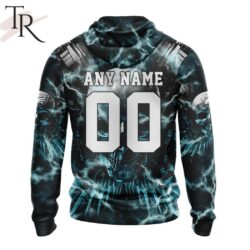 NFL Philadelphia Eagles Special Expendables Skull Design Hoodie NFL Philadelphia Eagles Special Expendables Skull Design Hoodie 3