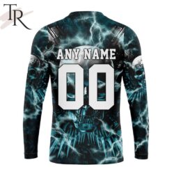 NFL Philadelphia Eagles Special Expendables Skull Design Hoodie NFL Philadelphia Eagles Special Expendables Skull Design Hoodie 7