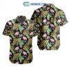 NHL Anaheim Ducks Crane Hawaiian Design Button Shirt NHL Anaheim Ducks Crane Hawaiian Design Button Shirt