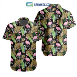 NHL Anaheim Ducks Crane Hawaiian Design Button Shirt