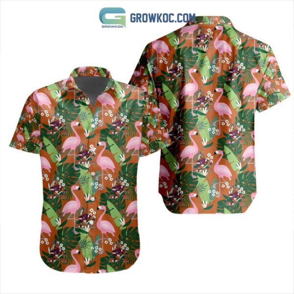 NHL Arizona Coyotes Crane Hawaiian Design Button Shirt