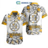 NHL Boston Bruins Flowers Hawaiian Design Button Shirt NHL Boston Bruins Flowers Hawaiian Design Button Shirt