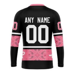 NHL Philadelphia Flyers Personalized Specialized Design In Classic Style With Paisley! WE WEAR PINK BREAST CANCER Hoodie 7