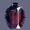 New England Patriots Pullover Hoodie Sweatshirt Football Hooded Jacket Fans Gift v2