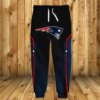 New England Patriots nfl Sweatpants custom Red stripes 01 New England Patriots nfl Sweatpants custom Red stripes 01