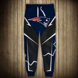 New England Patriots nfl lightning Sweatpants Printed 3D custom for fan