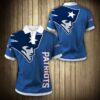 New England Patriots nfl logo custom 3D polo shirt navy for fan