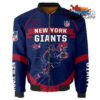 New York Giants NFL 3d Bomber Jacket Graphic Running - New arrivals