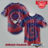 New York Giants NFL Grateful Dead 3D Personalized Premium Baseball Jersey