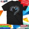 Official Real Women Love Football Smart Women Love The Detroit Lions Logo Heart Shirt