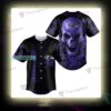 Personalized Flower Skull Baltimore Ravens Baseball Jersey 1