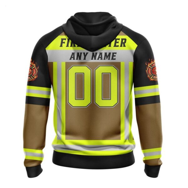 Personalized NFL Philadelphia Eagles Special Firefighter Uniform Design T Shirt 3