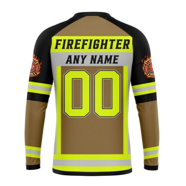 Personalized NFL Philadelphia Eagles Special Firefighter Uniform Design T Shirt 7