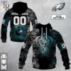 Personalized NFL Rose Dragon Philadelphia Eagles Hoodie