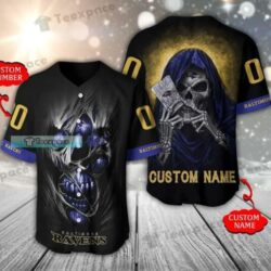 Personalized The Death Baltimore Ravens Baseball Jersey