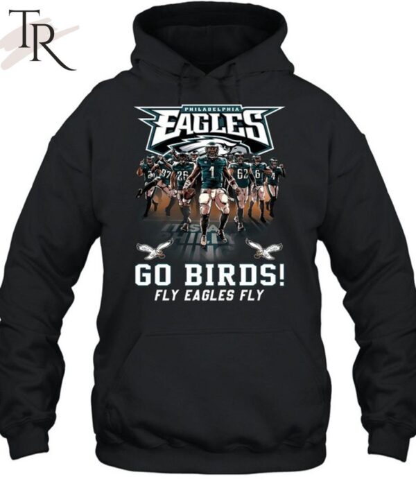 Philadelphia Eagles Go Birds Fly Eagles Fly T Shirt 2