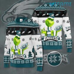 Philadelphia Eagles Christmas Sweater Grinch Football Philadelphia Eagles Gift