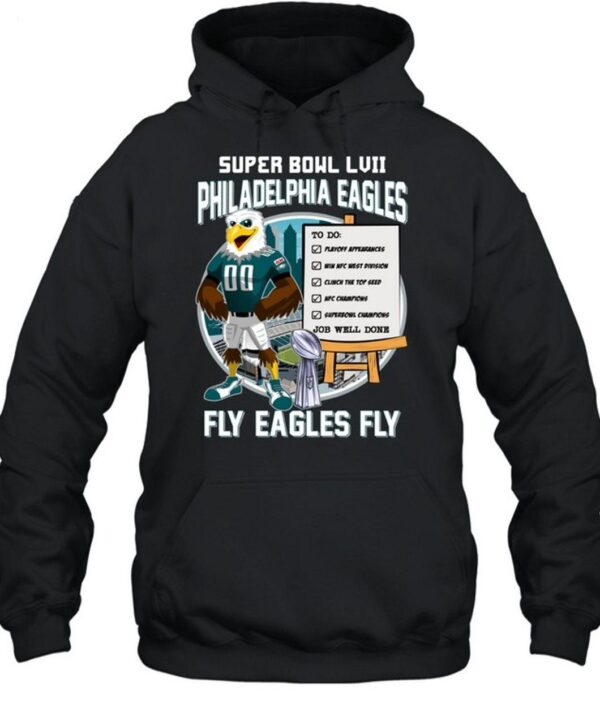 Super Bowl LVII Philadelphia Eagles Fly Eagles Fly T Shirt 1