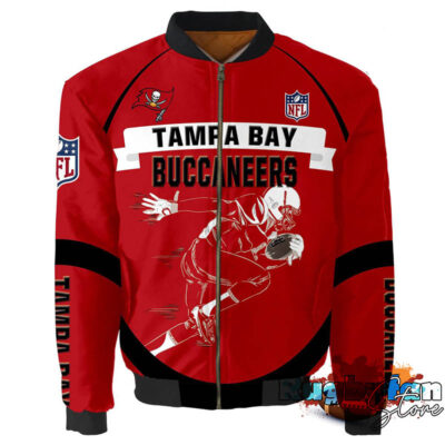 Tampa Bay Buccaneers NFL 3d Bomber Jacket Graphic Running - New arrivals