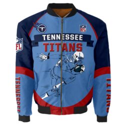 Tennessee Titans NFL 3d Bomber Jacket Graphic Running - New arrivals